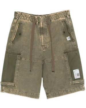 Maison Mihara Yasuhiro Drawstring Cargo Shorts - Green