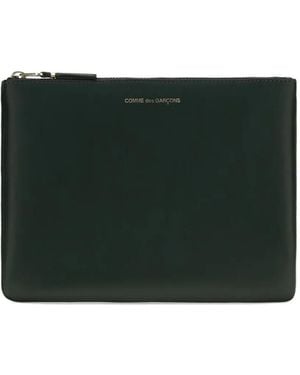 Comme des Garçons Leather Pouch Bag - ブラック