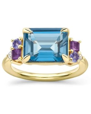 Dinny Hall 9K Claudie Multi-Stone Ring - Blue