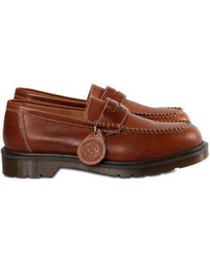 Dr. Martens Penton Penny Leather Loafers - Brown