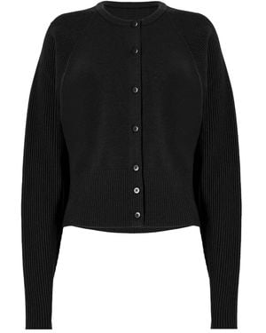 Wolford Ribbed Luxe Cardigan - Black