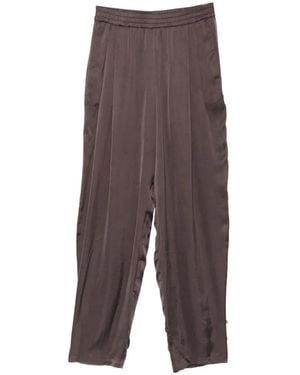 ANDAMANE Renee Elasticated-Waistband Trousers - Grey