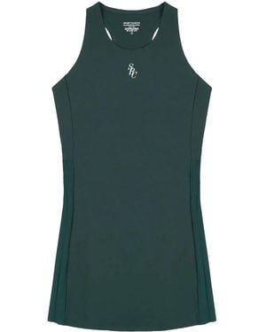 Sporty & Rich Src Tennis Racerback Minidress - Green