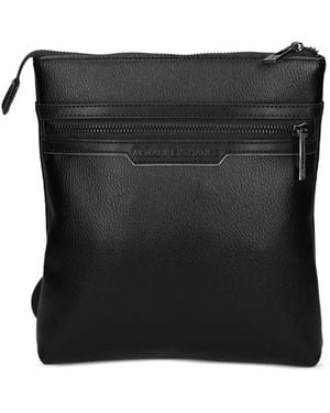 ARMANI EXCHANGE Borsa Messenger Con Zip - Nero