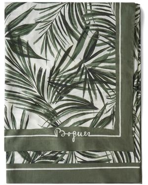Bogner Fular Quincy Con Palmeras Estampadas - Verde