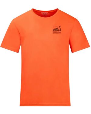 Rossignol T-Shirt Mit Grafischem Print - Orange
