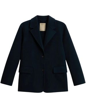 Woolrich Blazer Met Enkele Rij Knopen - Blauw
