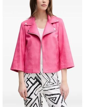 Joseph Ribkoff Zip-Up Jacket - Pink