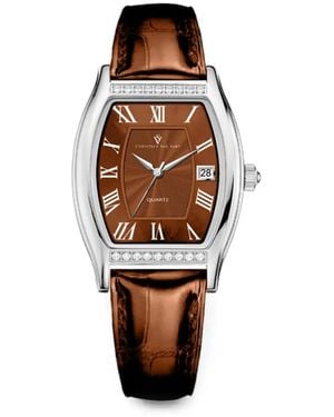 Christian Van Sant Gemma 34Mm Watch - Red
