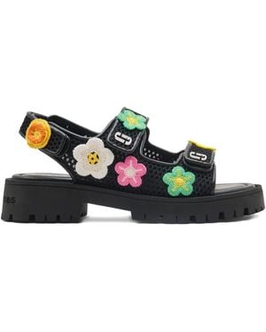 Marc Jacobs The Daisy Crochet Sandals - Green