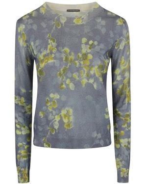 In bed with You Jersey Con Estampado Floral - Azul