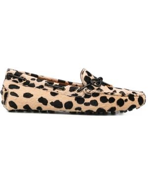 Tod's Animalier Gommino Loafers - White