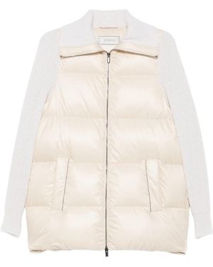 Peserico Quilted Padded Gilet - White