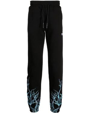 Phobia Jogginghose Mit Blitz-Print - Schwarz