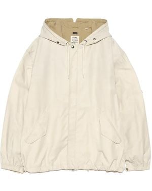 Nanamica Hooded Twill Jacket - Natural