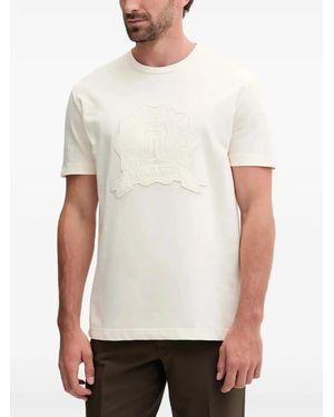 GANT T-Shirt Con Applicazione Ricamata - Bianco