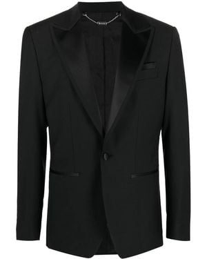 Billionaire Lord Fitted Blazer - Black