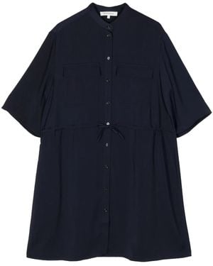 Maison Kitsuné Mini-Jurk Met Lange Mouwen - Blauw