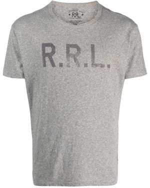 RRL ロゴ Tシャツ - グレー
