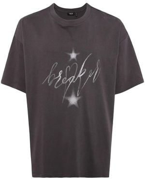 FIVE CM T-Shirt Con Glitter - Grigio