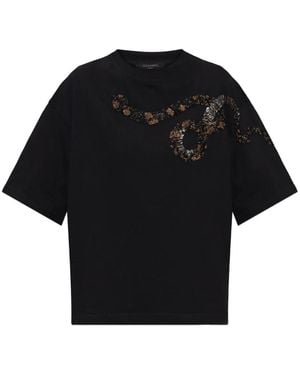 AllSaints Ouros Amelie T-Shirt - Black