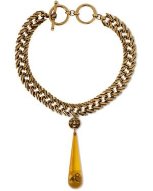 Etro Collana Con Pendente - Metallizzato