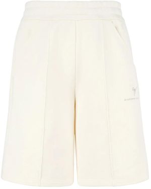 Giuseppe Zanotti Lr-62 Cotton Deck Shorts - Natural