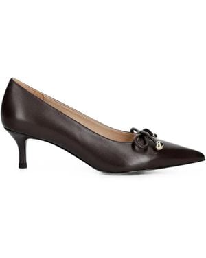 Furla Bow-Detail Pointed-Toe Court Shoes - Brown
