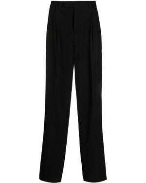Versace Wide-Leg Trousers - Black