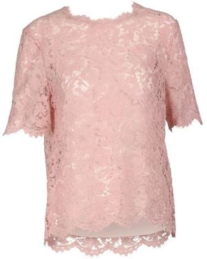 Valentino Garavani Lace Blouse - Pink