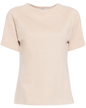 Goen.J Twist-Detailing Cotton T-Shirt - Natural