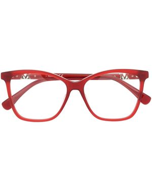 Max Mara Eyewear Wayfarer-Frame Optical Glasses - Red