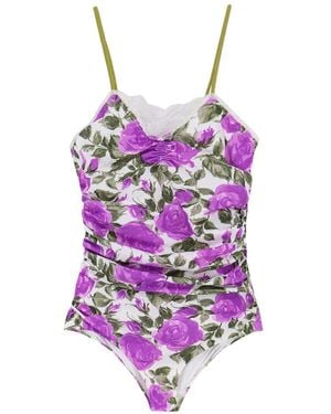 Chloé Body Met Bloemenkant - Roze