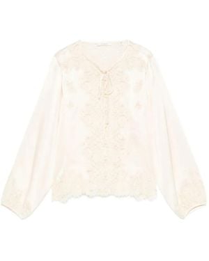 Doen Lucine Lace Blouse - White