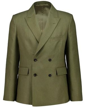 Bode Double-Breasted Jacket - Green