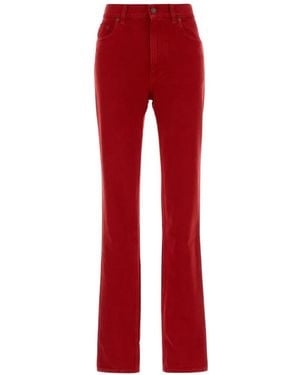 Chloé Slim-Fit Jeans - Red
