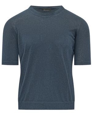 AROVESCIO Camiseta De Punto - Azul