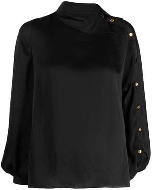 Kolor Buttoned Long-Sleeve Shirt - Black