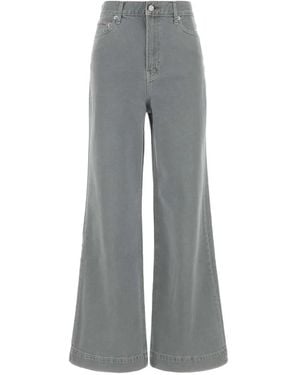 Calvin Klein Vaqueros Con Cinco Bolsillos - Gris