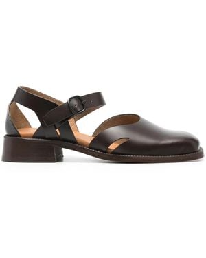 Hereu Alorda Leather Pumps - Brown