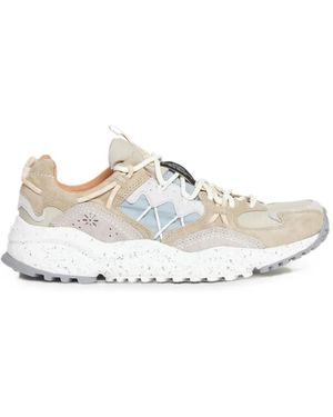 Flower Mountain Yamabushi Lace-Up Sneakers - White