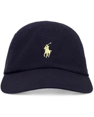 Polo Ralph Lauren Logo-Embroidered Cap - Blue
