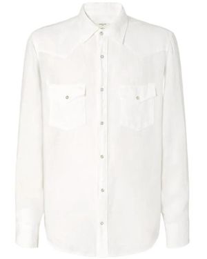 Jacob Cohen Chemise À Poche À Rabat - White