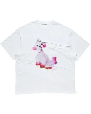 Acne Studios グラフィック Tシャツ - ホワイト