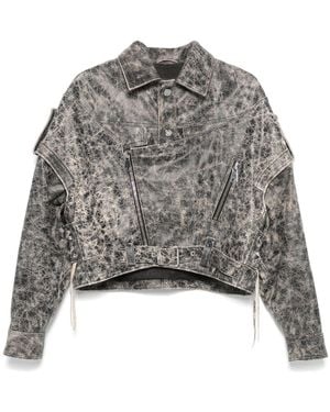 Manokhi Vintage Ov Jacket - Grey