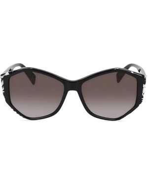Liu Jo Geometric-Frame Sunglasses - Grey