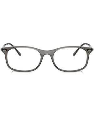 Ray-Ban Rb7274 Rectangle-Frame Glasses - Gray