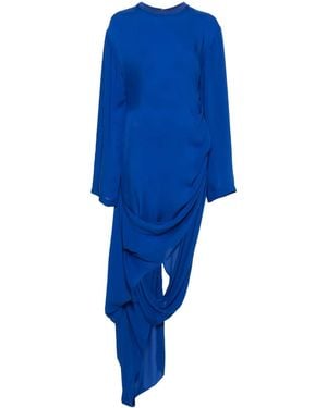 Acne Studios Asymmetric Maxi Dress - Blue