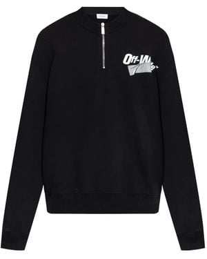 Off-White c/o Virgil Abloh Half-zip sweater - Schwarz