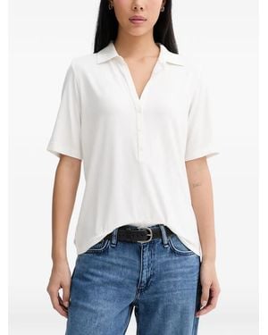 Marc O' Polo Short-Sleeve Polo Shirt - White